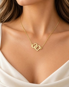Lant cu pandantiv aur galben 14 K colectie GRECIA model INIMA