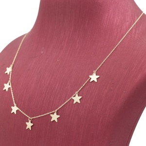 Salba aur galben 14 K model cu 7 STELUTE