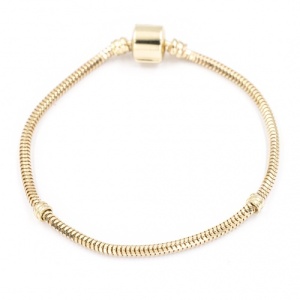 Bijuterii aur galben 14 K bratara mobila colectie noua model CHARM 18 cm