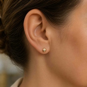 Bijuterii aur galben 14 K cercei colectie noua model ASPIRINA