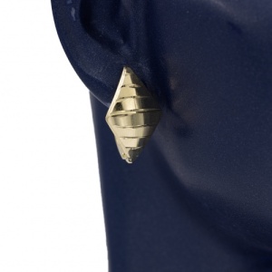 Bijuterii aur galben 14 K cercei colectie noua model ROMB - Img 3