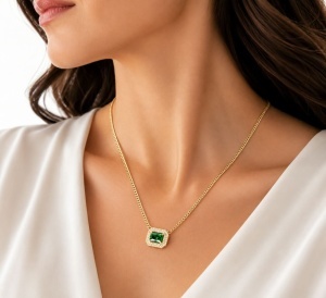 Bijuterii aur galben 14 K Colier colectie noua model FANTEZIE - Img 4