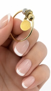 Bijuterii aur galben 14 K inel colectie noua model CHARM - BANUT - Img 2