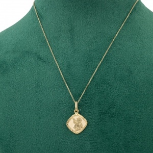 Bijuterii aur galben 14 K lant cu pandantiv colectie noua ITALIA model INGERAS - Img 2