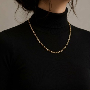 Bijuterii aur galben 14 K lanturi colectii noi 55 cm
