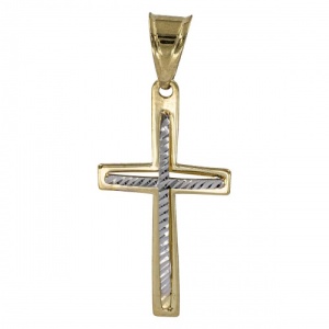 Bijuterii aur galben 14 K pandantiv colectia noua model CRUCE