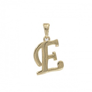 Bijuterii aur galben 14 K pandantiv colectie noua model LITERA E