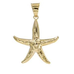Bijuterii aur galben 14 K pandantiv colectie noua model STEA DE MARE