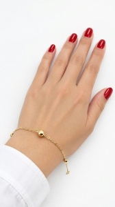 Bratara aur galben 14 K colectie ITALIA model BILUTA