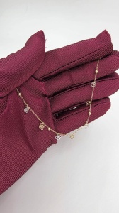 Bratara aur galben 14 K colectie noua ITALIA model FLOARE