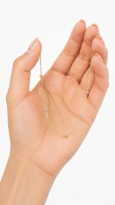 Bratara aur galben 14 K model BILUTE - Img 2