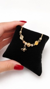 Bratara aur galben 14 K model CHARM - BANUT - Img 3