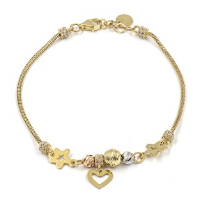 Bratara aur galben 14 K model CHARM - STELUTE