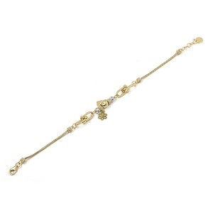 Bratara din aur 14 K model CHARM FLOARE - Img 2