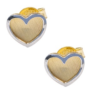 Cercei aur galben 14 K colectie ITALIA model INIMIOARA