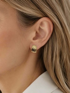 Cercei aur galben 14 K model FATETAT