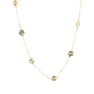 Colier aur galben 14 K colectie ITALIA model FLOARE