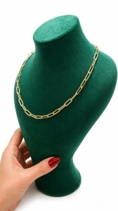 Colier aur galben 14 K colectie ITALIA model ZA IN ZA - Img 2