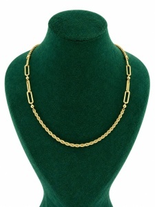 Lant aur galben 14 K colectie ITALIA model FRANGHIUTA - Img 2