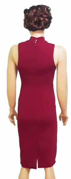 rochie office marsala mulata