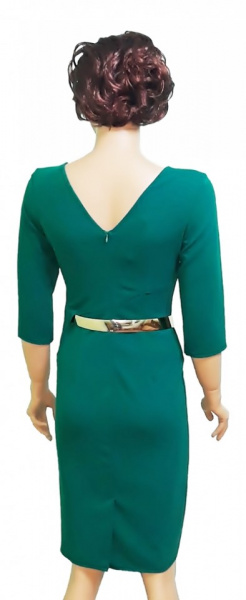 rochie de zi mulata cu curea aurie