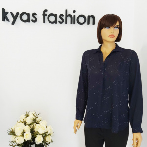 CAMASA NAVY PRINTED 18265 - BLEUMARIN