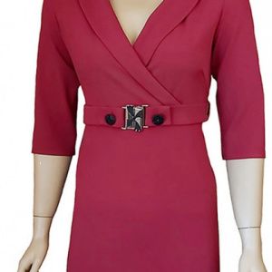 Rochie eleganta Model Dulce 91549 - Rosu