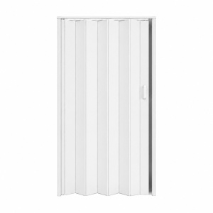 Usa plianta Accordion, Alb cu insertii de Gri, 82x203 cm - Img 2