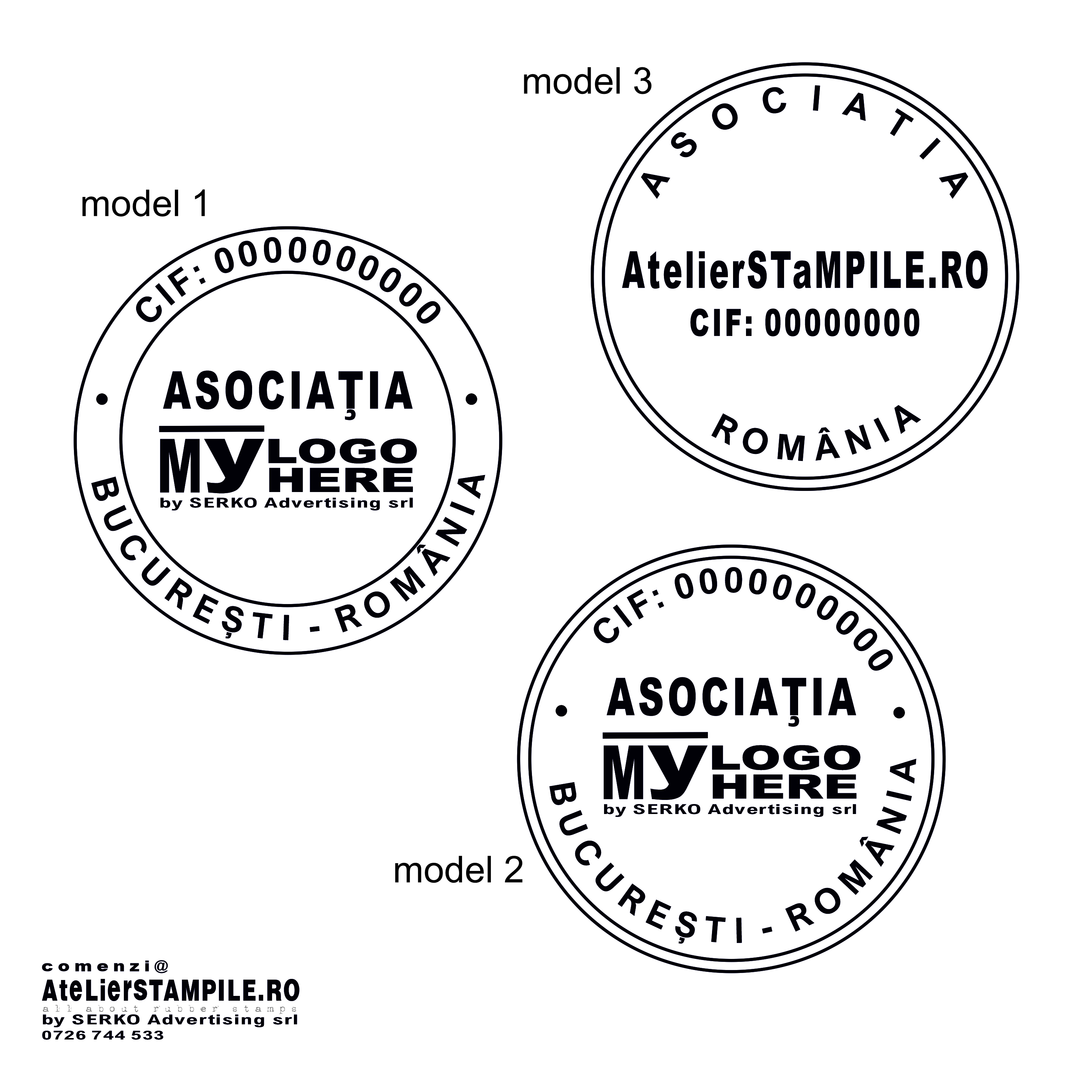 STAMPILE ASOCIATII, ONG, FUNDATII, FEDERATII