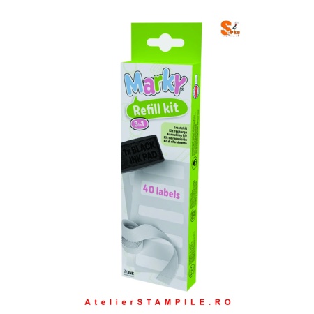 Set/Kit suplimentar refil pentru ștampila My Marky