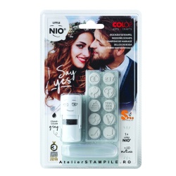 Ștampilă cu set de amprente Little NIO Nuntă