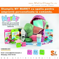 Stampila MY MARKY cu spatiu pentru personalizare