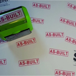 Stampila AS-BUILT sau AS BUILT