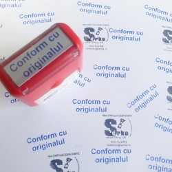 Ștampilă Conform cu Originalul - Comandă Online | AtelierȘtampile.ro