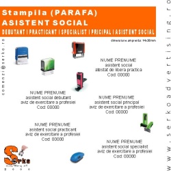 #Stampila Parafa Asistent Social
