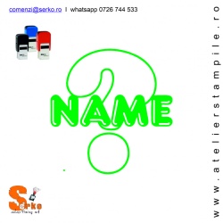 Ștampila personalizabila LOGO, NUME - Q12, Q17, Q24 COLOP