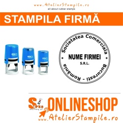 Stampila rotunda (SRL, SRL-D) #FIRMA #COMPANIE #SOCIETATE