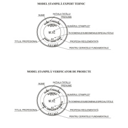 MODEL ŞTAMPILĂ VERIFICATOR DE PROIECTE | MLPAT Ordin 345/2022