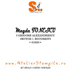 Address Stamps Magneto - Stampila Adresa Magneto
