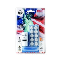 Ștampilă cu set de amprente Little NIO USA
