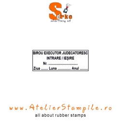 Stampila INTRARE / IESIRE Birou Executor Judecatoresc