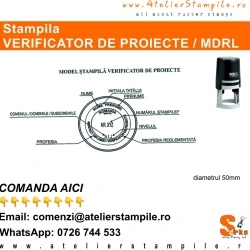 Stampila VERIFICATOR DE PROIECTE - MDRL