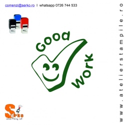 Stampila motivationala Good Work
