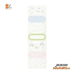 Set etichete textile termoadezive Marky