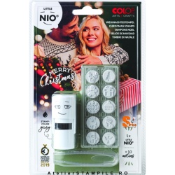 Ștampilă cu set de amprente Little NIO Crăciun