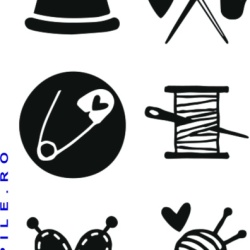 Ștampilă cu set de amprente Little NIO HandmadeȘtampilă cu set de amprente Little NIO Handmade