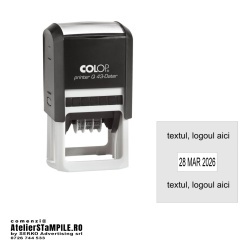 Stampila Datiera Colop Printer Q43 Dimensiune: 43 x 43 mm