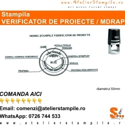 Stampila VERIFICATOR DE PROIECTE - MDRAP
