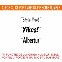 Ștampilă cu tuș de textile My Marky alege fontul