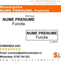 Stampila NUME PRENUME, Functie